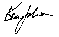 Ken's signature